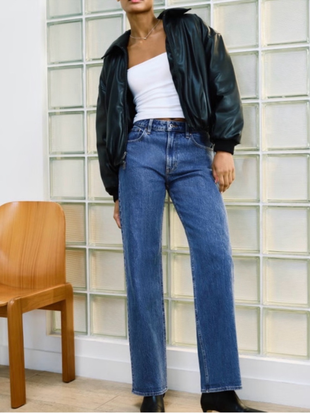 Abercrombie & Fitch The 90s Straight Ultra High Rise Curve Love 27 long